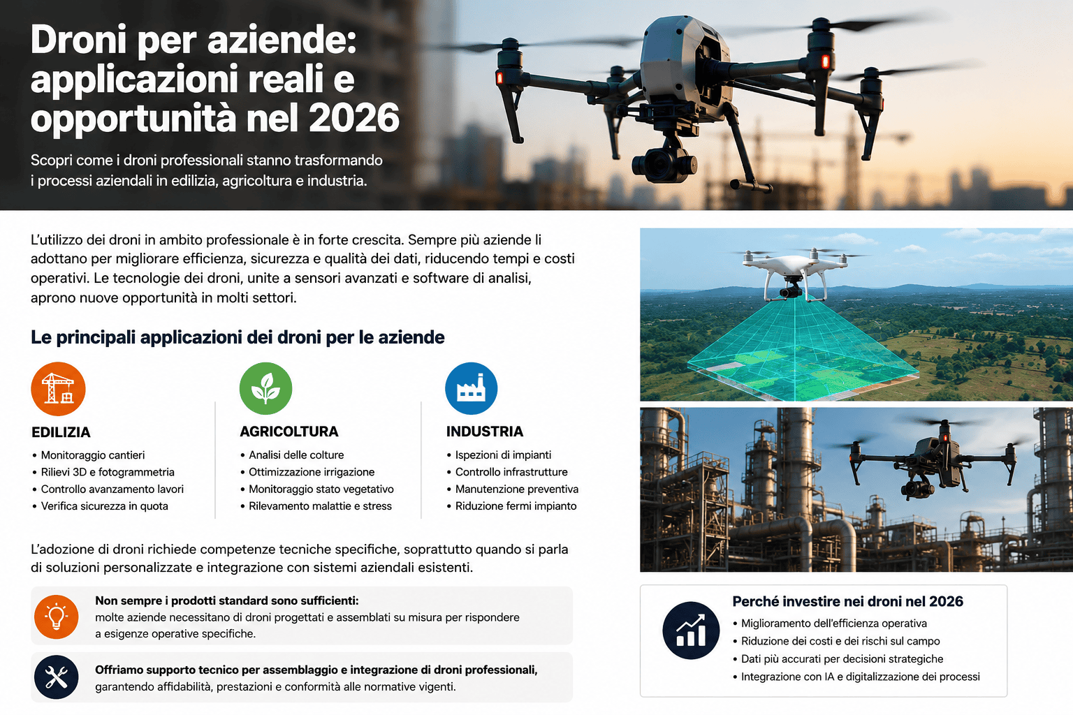 droni per aziende